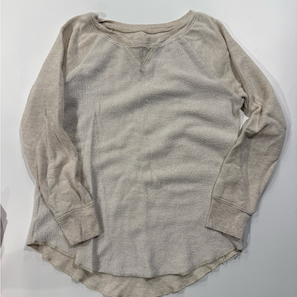 American Eagle Outfitters Cream & coral Sweatshirt